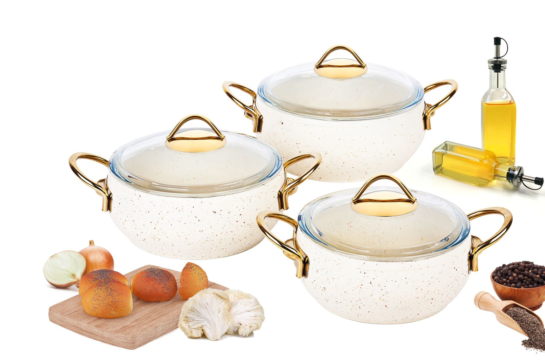 OZKENT 549 GRANIT 3 LU GUVEC SET