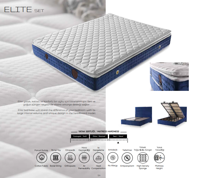 POLO 150X200 ELITE YATAK