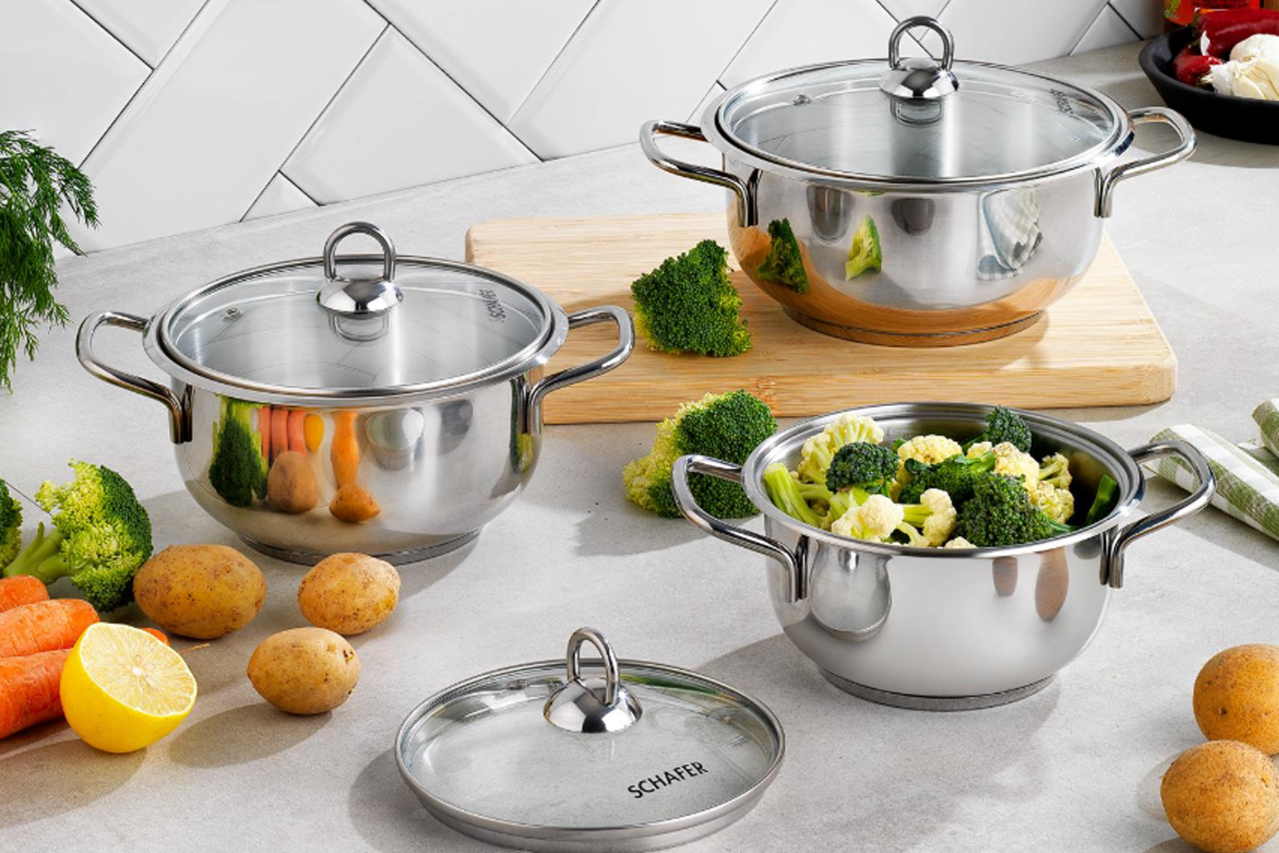 SCHAFER INX01 183 GUSTAVA KAPAKLI GUVEC SET 6 PARCA