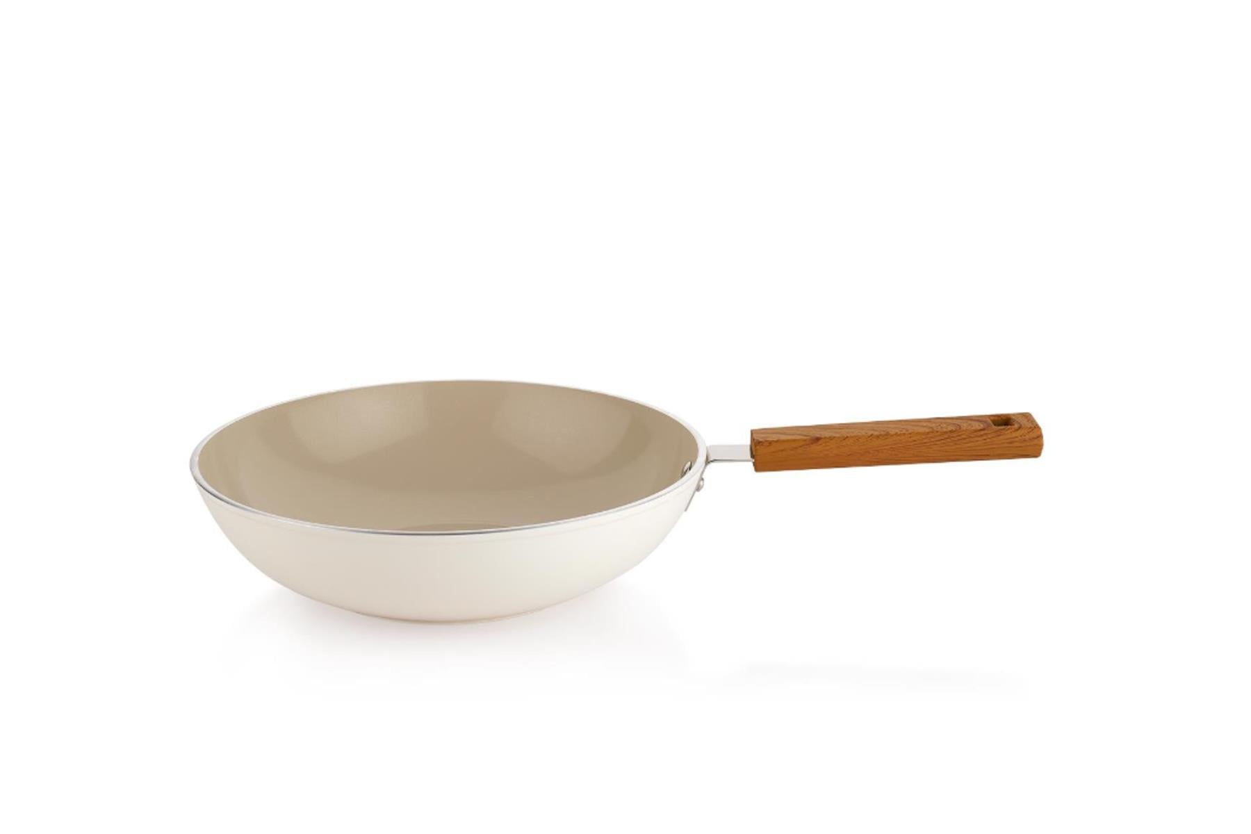SCHAFER KRM01 255 CERAMONI SERAMIK WOK TAVA 28CM