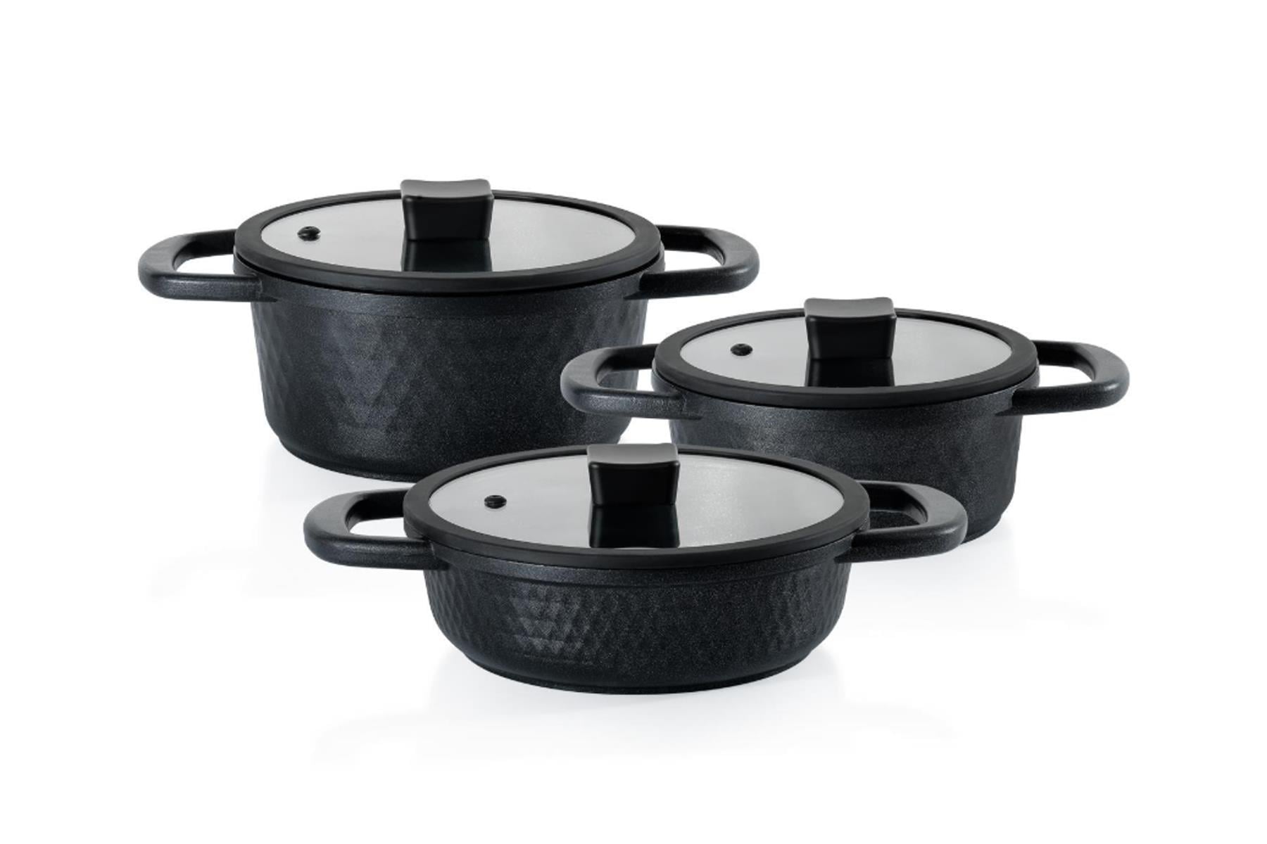SCHAFER SIY01 147 HEKTOR 3 LU DOKUM TENCERE SETI  6 PARCA