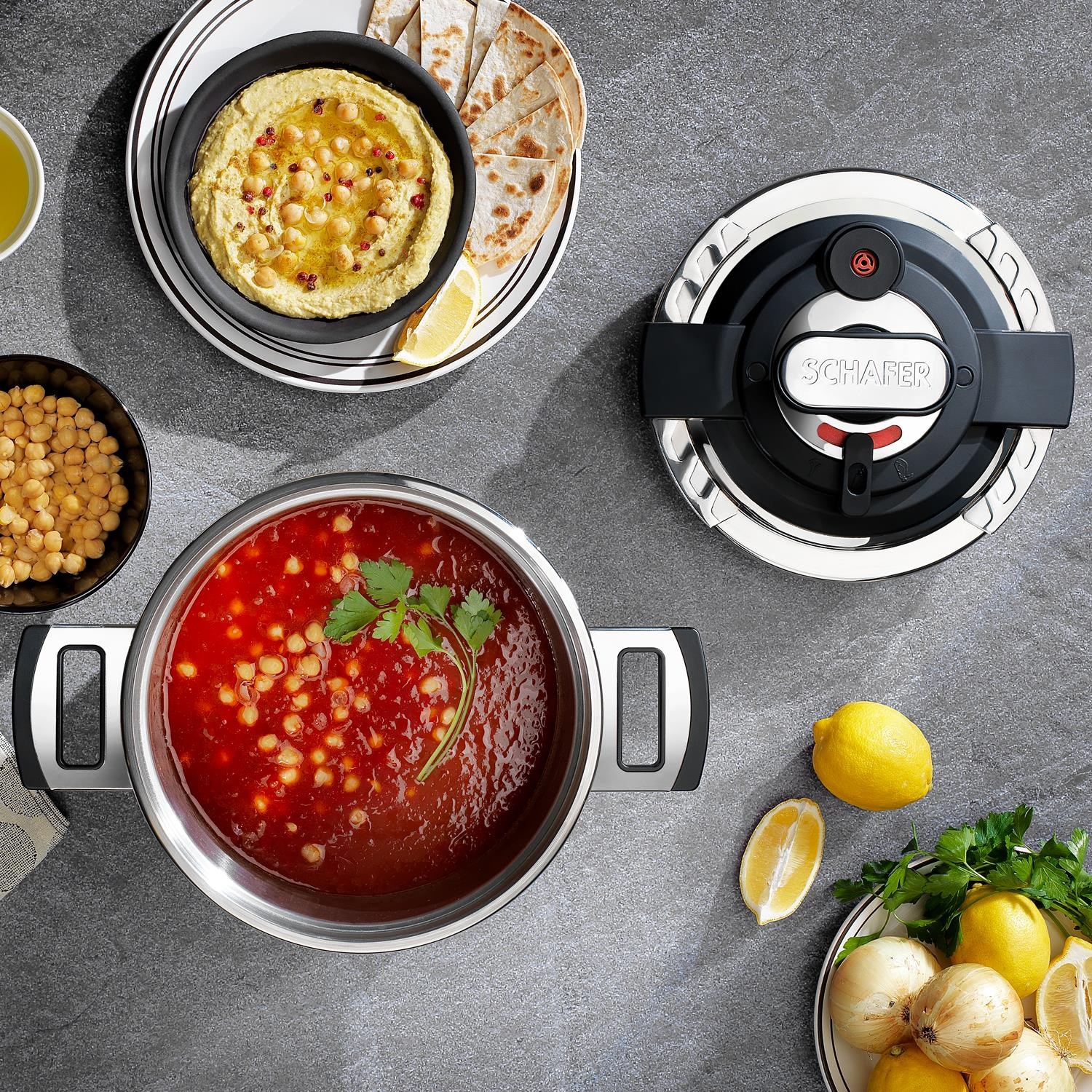 SCHAFER SIY02 065 IN SAFE DUDUKLU TENCERE 7 LT