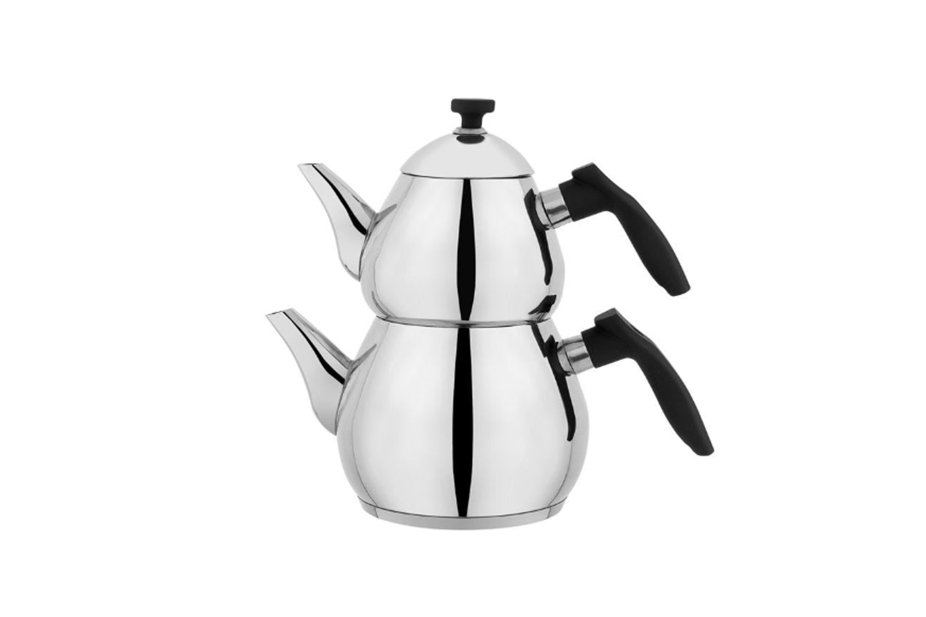 SCHAFER SIY02 648 TEA CHEF ORTA BOY CAYDANLIK TAKIMI 4 PARCA SIYAH