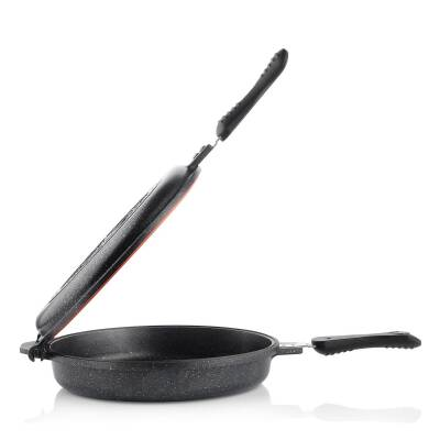 SCHAFER SIY03 927 YUVARLAK YY. DOUBLE GRILL PAN  30 CM TAVA 2 PRC