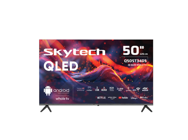 SKYTECH Q50ST3405 50'' 4K ULTRA HD 127 EKRAN QLED TELEVIZYON