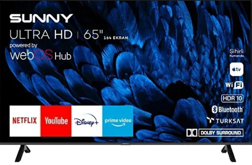 SUNNY SN65FMN252 (0276 MTR) WEBOS 4K UHD LED TELEVIZYON