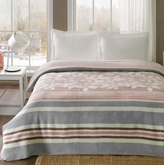 TAC 1500199875004 PAMUK BATTANIYE TINA TEK KISILIK PEMBE 3291