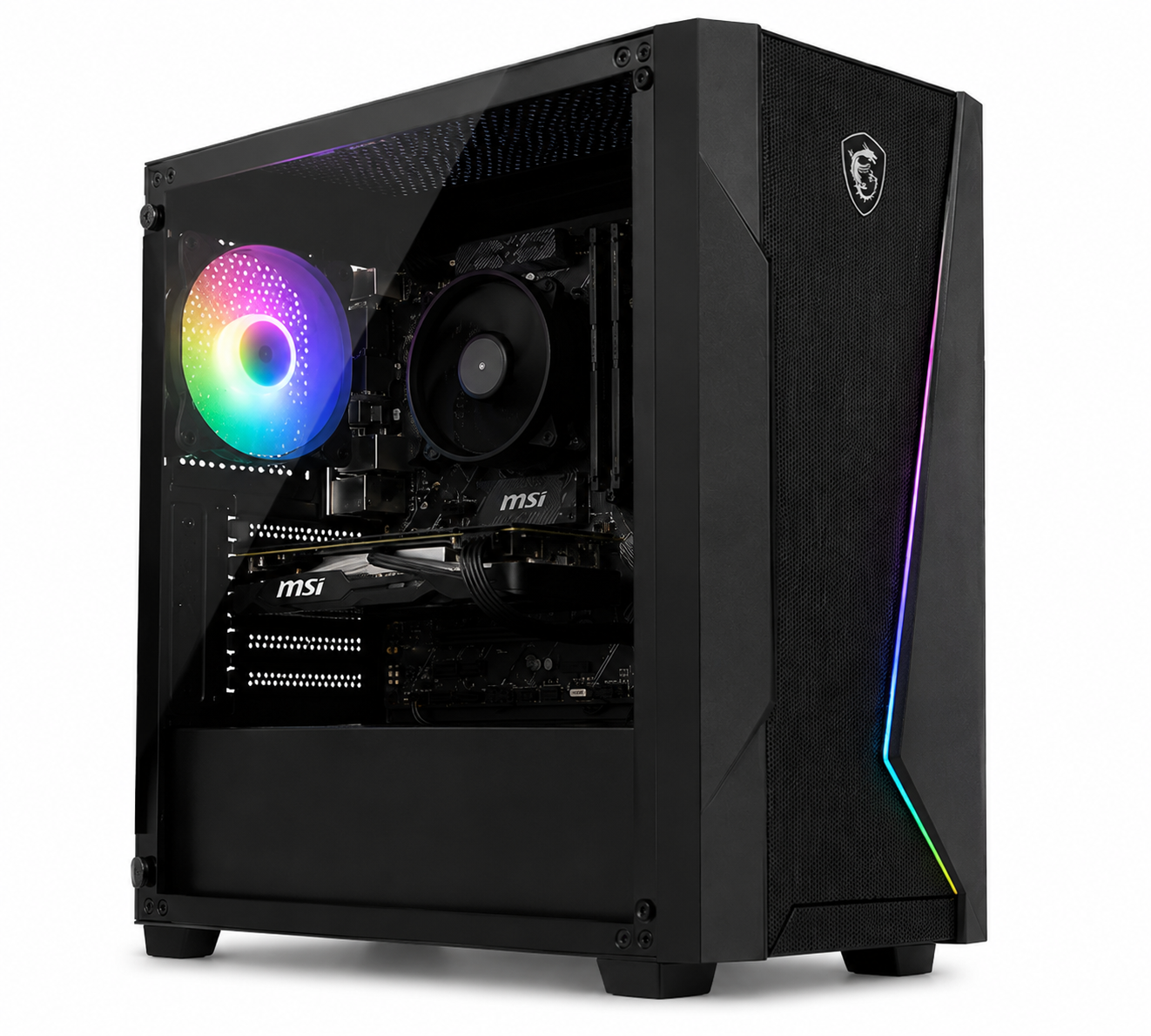 TECHNOPC MSI-5585120 AMD RYZEN 5 5500 8GB/3200/512G 8GB RX580 8483 KASA