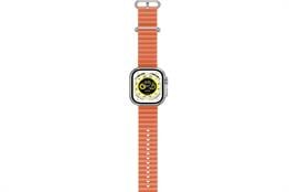THULL TW2-01 BLACK CASE SMART WATCH+ORANGE SLIKON KORDON