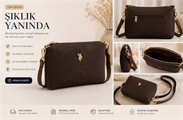 U.S. POLO US26658 USPA BAYAN CANTA KAHVE