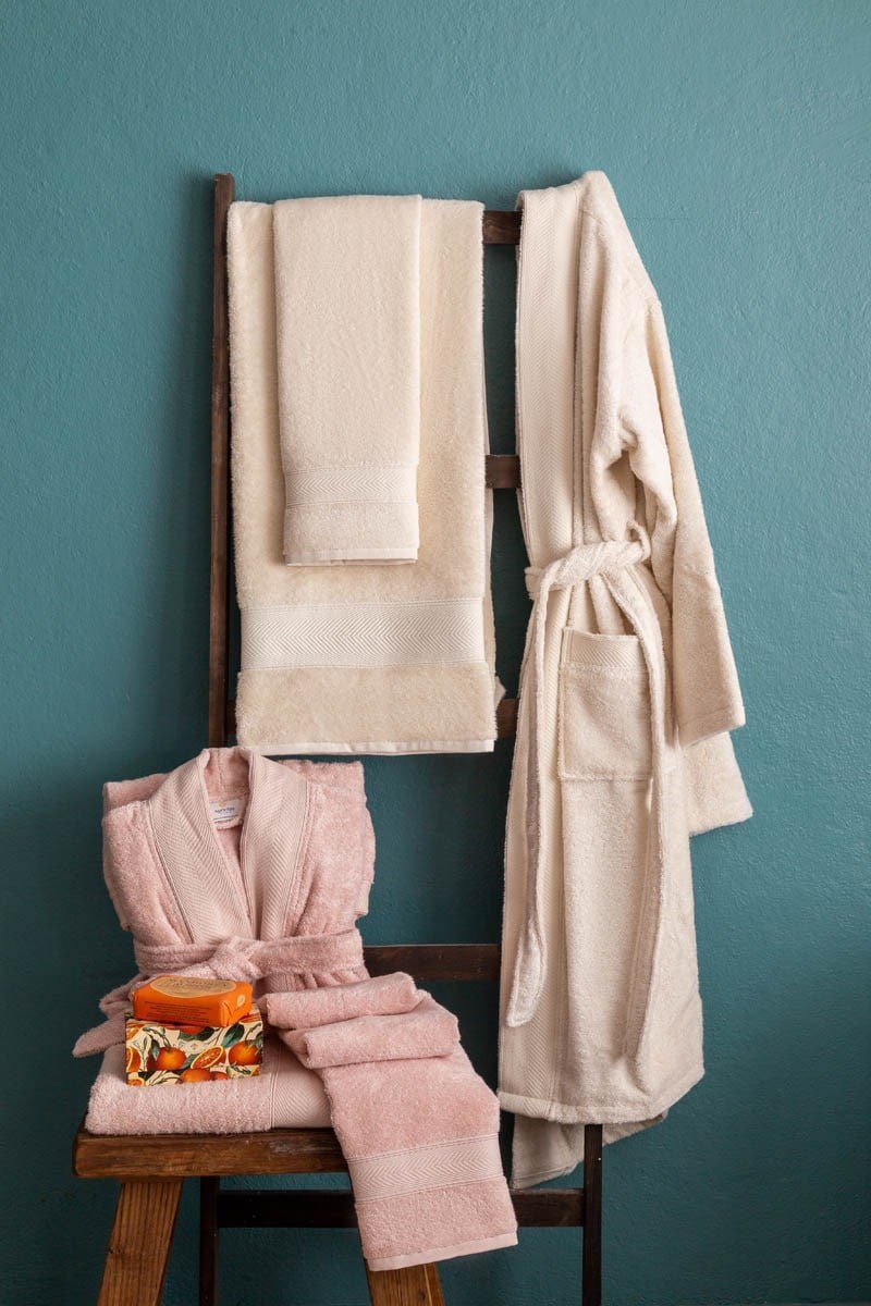 APRICITAS HOME BAMBU AILE SETI BLUSH EKRU