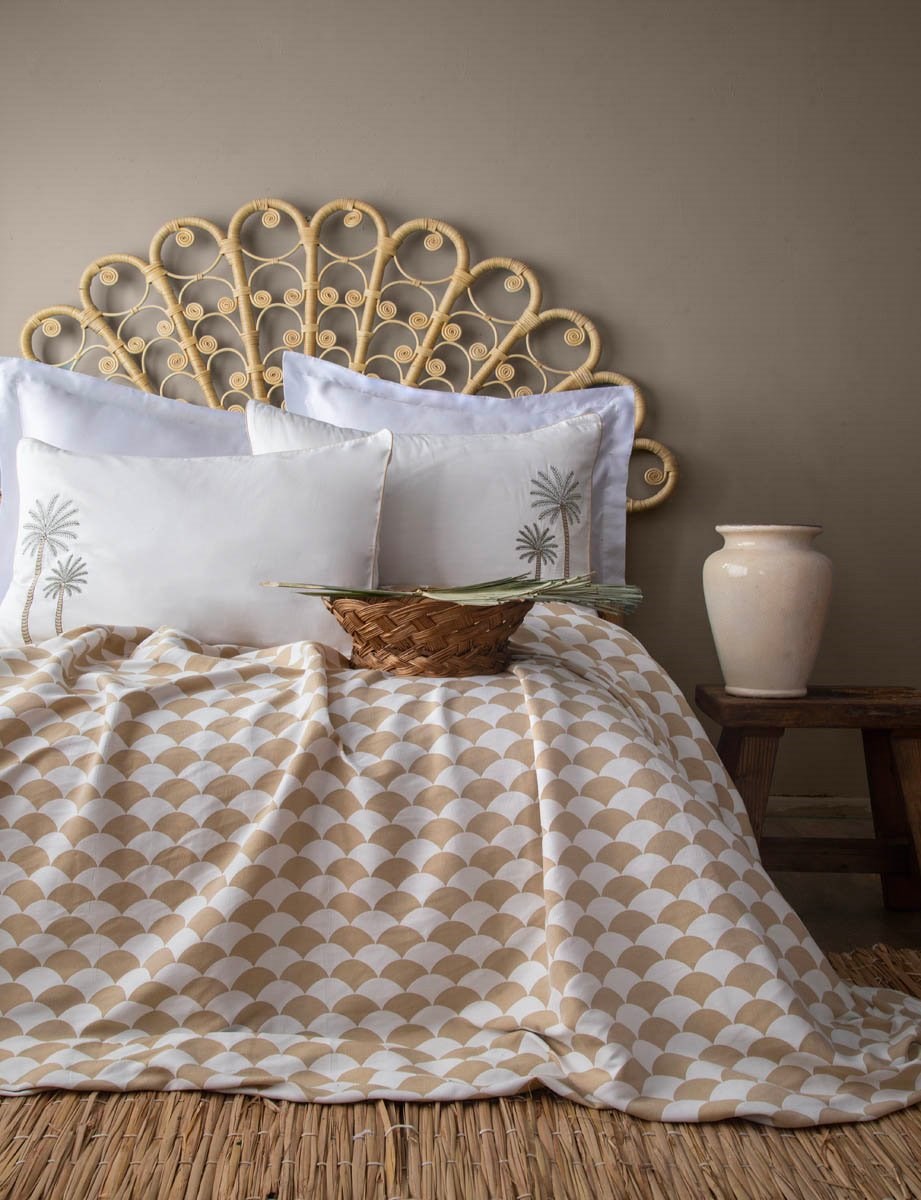 APRICITAS HOME T.K YATAK ORTUSU PIKELI SET MOROCCO