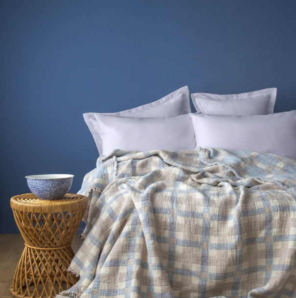 APRICITAS HOME T.K TEK YATAK ORTUSU LAUREN INDIGO