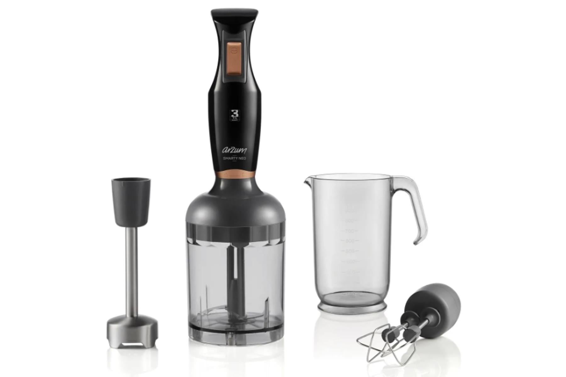 ARZUM AR 1108-S SIYAH SMARTY EL BLENDER SETI
