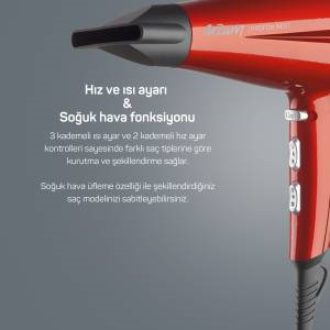 ARZUM AR 5049 PROFON NEO PROFESYONEL SAC KURUTMA MAKINASI