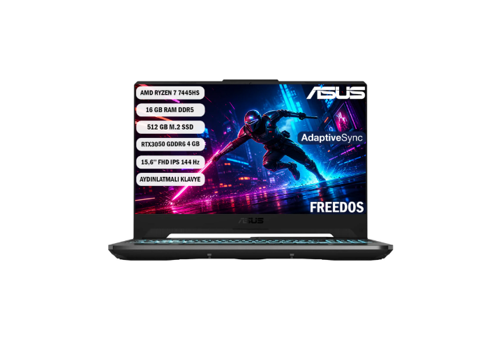 ASUS TUF FA506NCG-HN286 R7 7445HS 512GB/SSD/16GB RAM FREEDOS LAPTOP
