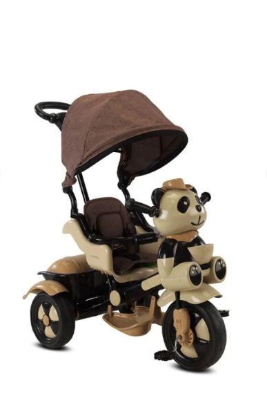 BABYHOPE 127A LITTLE PANDA LUKS BISIKLET KAHVE