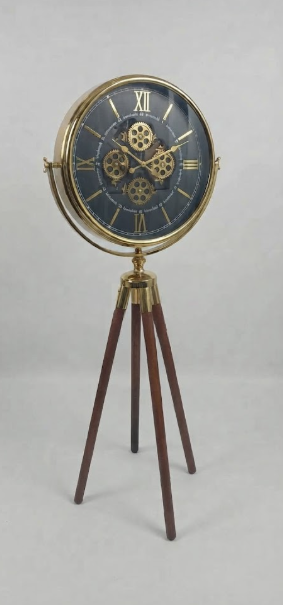 BEYLER 1SAS-20265 50 CM GOLD KAPLAMA CARKLI TRIPOT SAAT