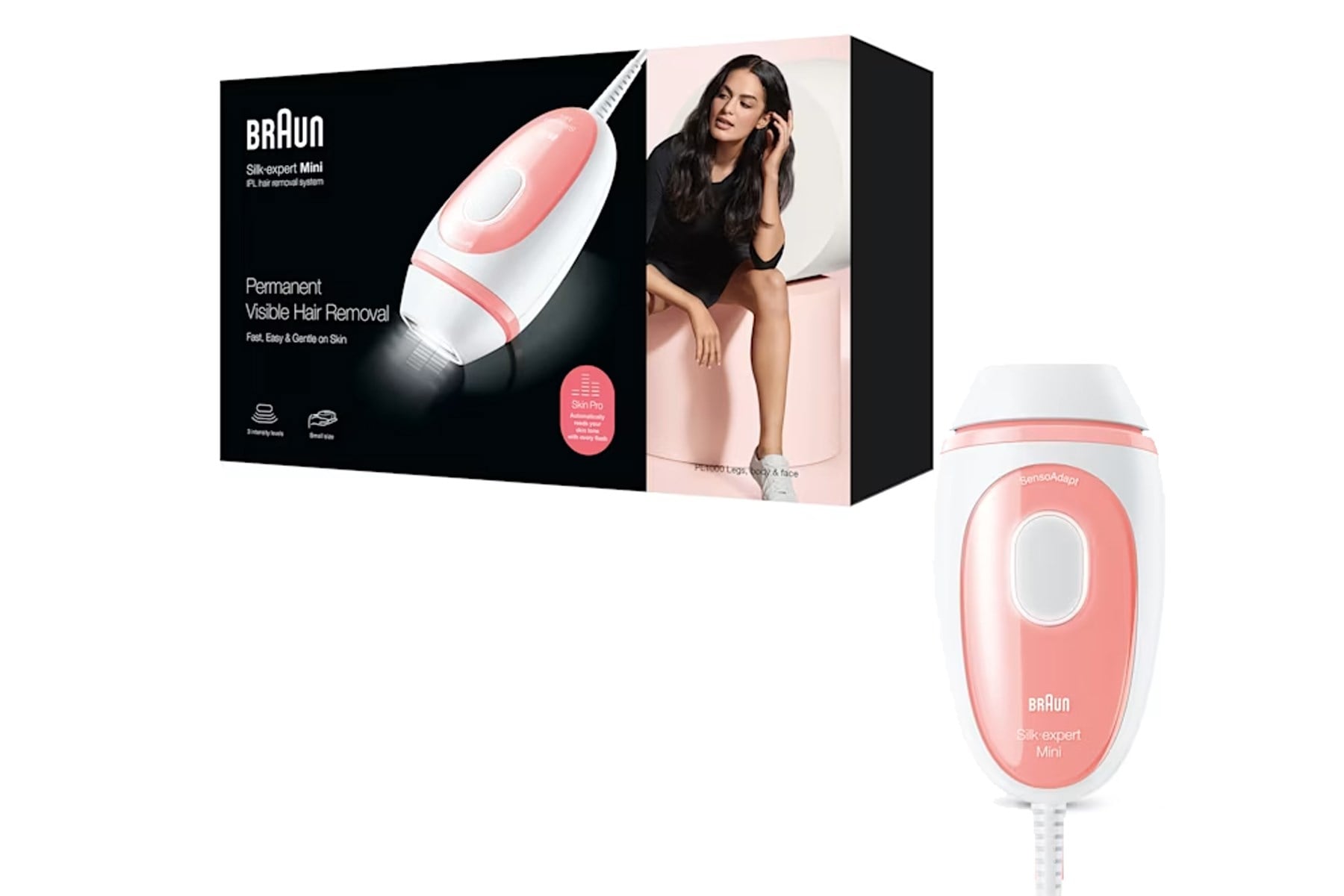 BRAUN PL1000 PNK/WHT BOX EPILASYON