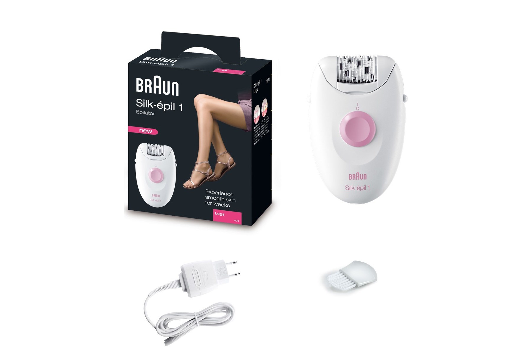 BRAUN SE 1170 LEGEPIL PNK/WHT BOX MN EPILASYON