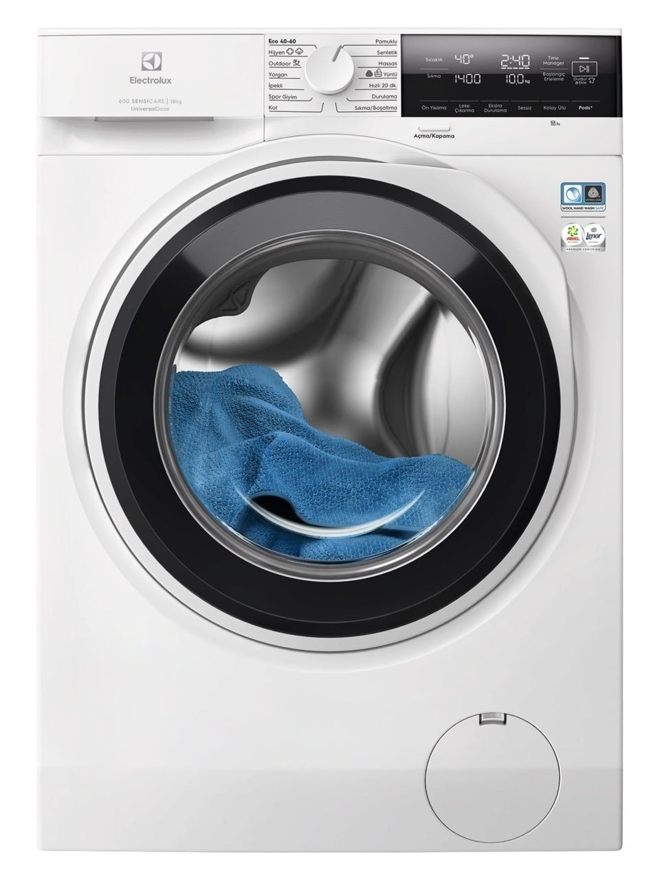 ELECTROLUX EW6F3414UT 10KG 1400 DEVIR ON YUKLEMELI CAMASIR MAKINASI