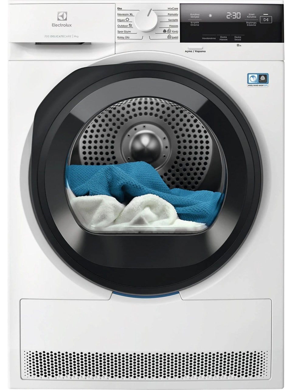 ELECTROLUX EW7D395UT 9 KG ISI POMPALI KURUTMA MAKINASI