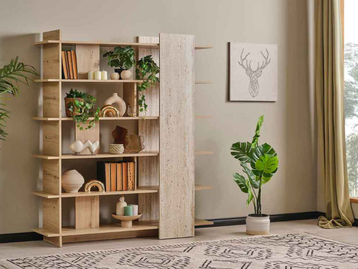 EVISSA 6873601 TWIN CIFT TARAFLI KITAPLIK
