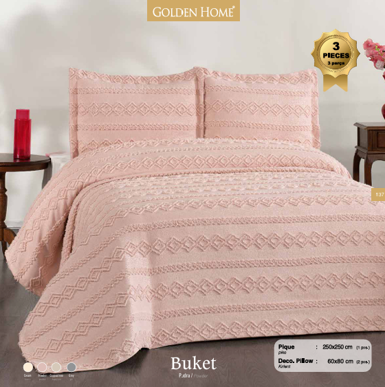 GOLDEN HOME BUKET CIFT KISILIK PIKE TAKIMI PUDRA