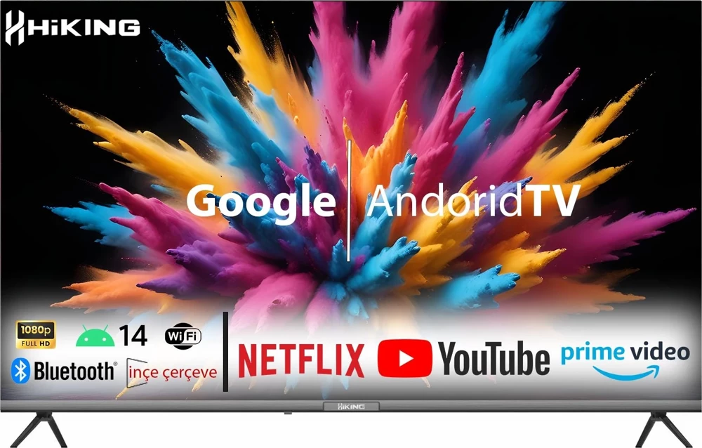 HIKING 43'' 43HS25000 109 EKRAN FULL HD ANDROID LED TELEVIZYON