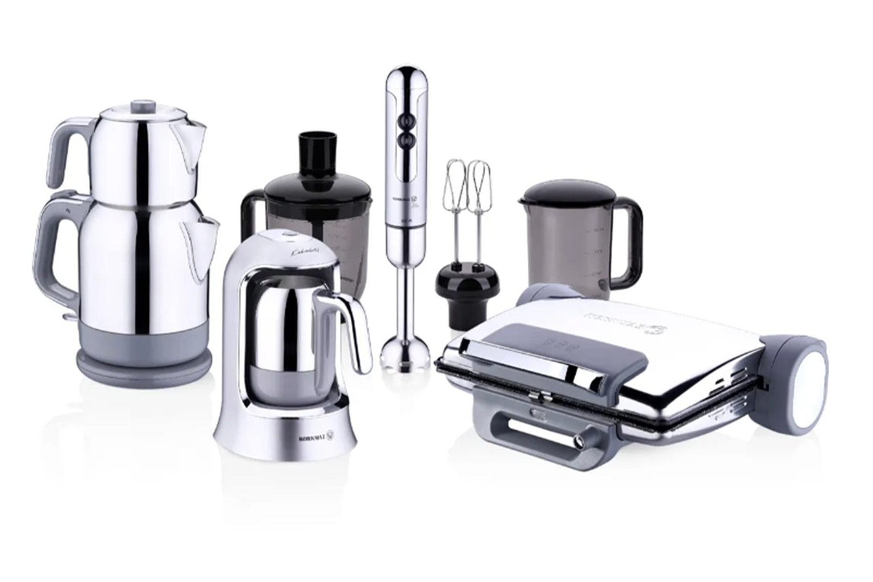 KORKMAZ A1827 INOX 14 PARCA ELEKTRO SET