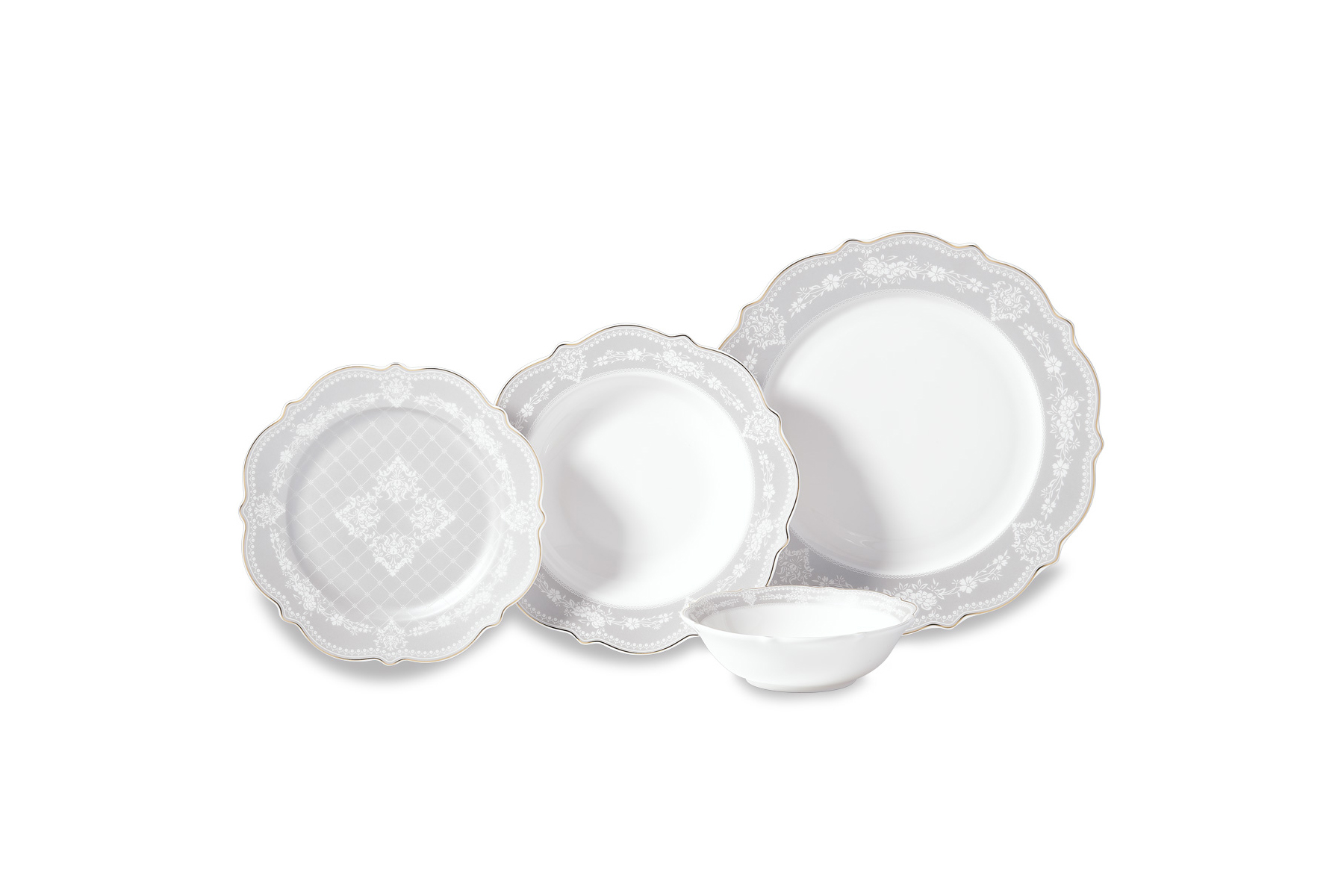 KORKMAZ A8272 ELIZA COLL 60 PARCA YEMEK TAKIMI