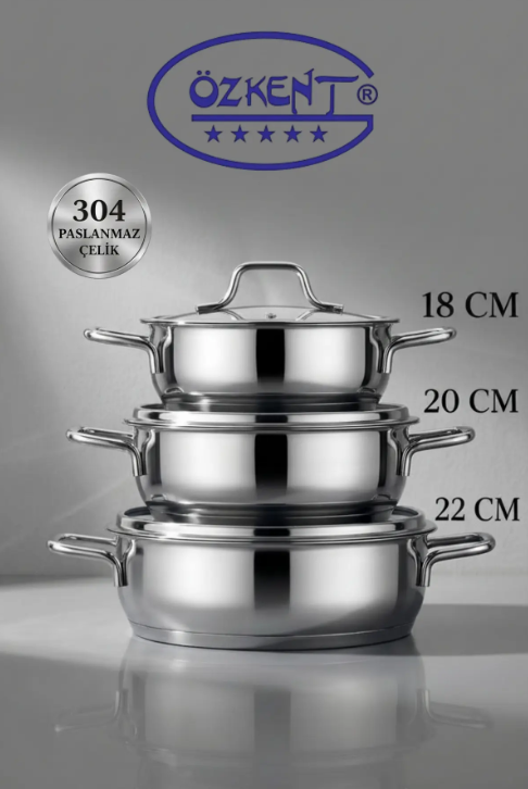 OZKENT 417 GURME 3 LU SAHAN SET
