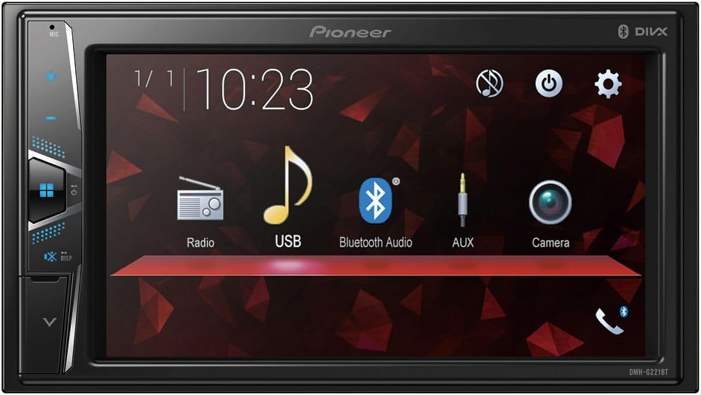 PIONEER DMH-G221BT 6.2''BLUETOOTHLU DOUBLE TEYP