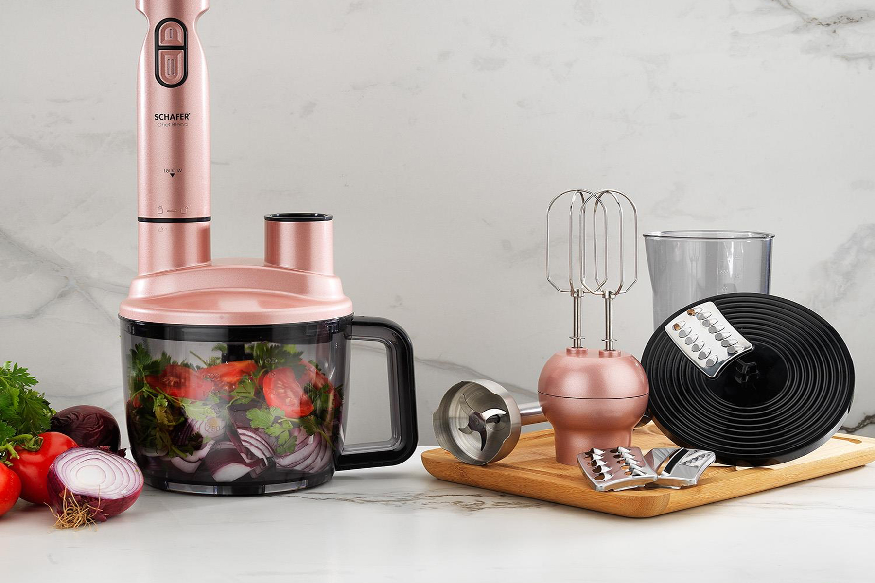 SCHAFER 2SE085 25025 KAH01 CHEF BLEND MEGA BELNDER SETI KAHVERENGI