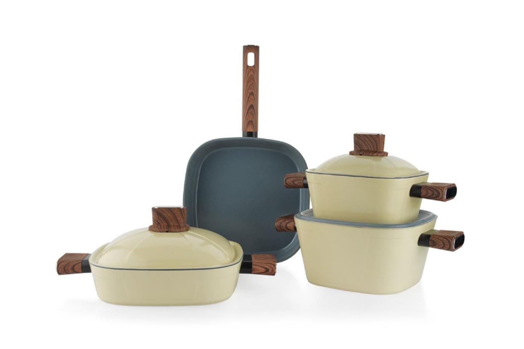 SCHAFER KRM01 801 CHALLENGER SERAMIK 7 PARCA TENCERE SETI