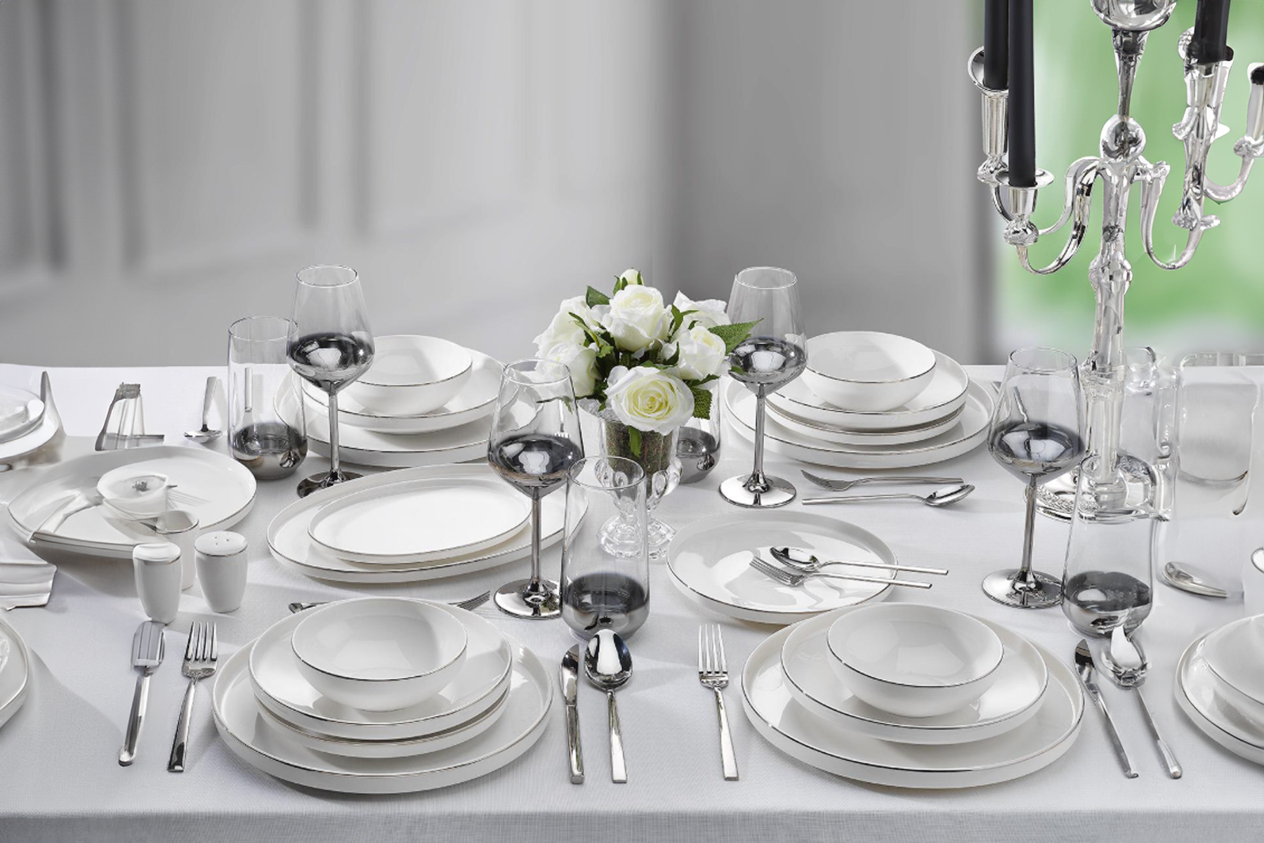 SCHAFER PLT01 478 ADEL PLATIN 56 PARCA YEMEK TAKIMI