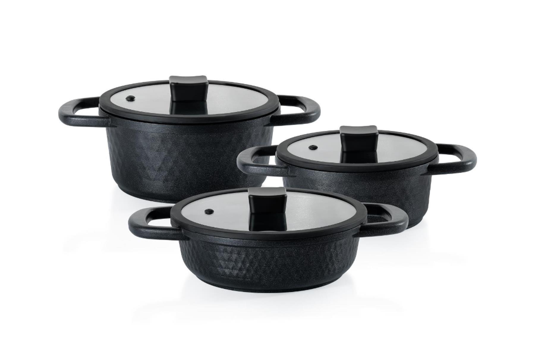 SCHAFER SIY01 147 HEKTOR 3 LU DOKUM TENCERE SETI  6 PARCA