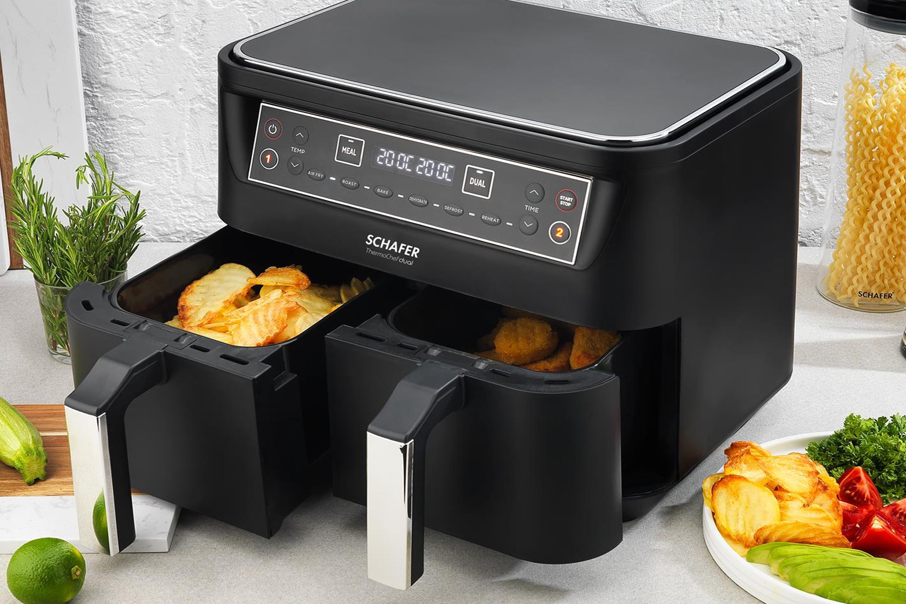 SCHAFER SIY02 657 FIT FRY DIJITAL AIRFRYER/SICAK HAVA FRITOZU