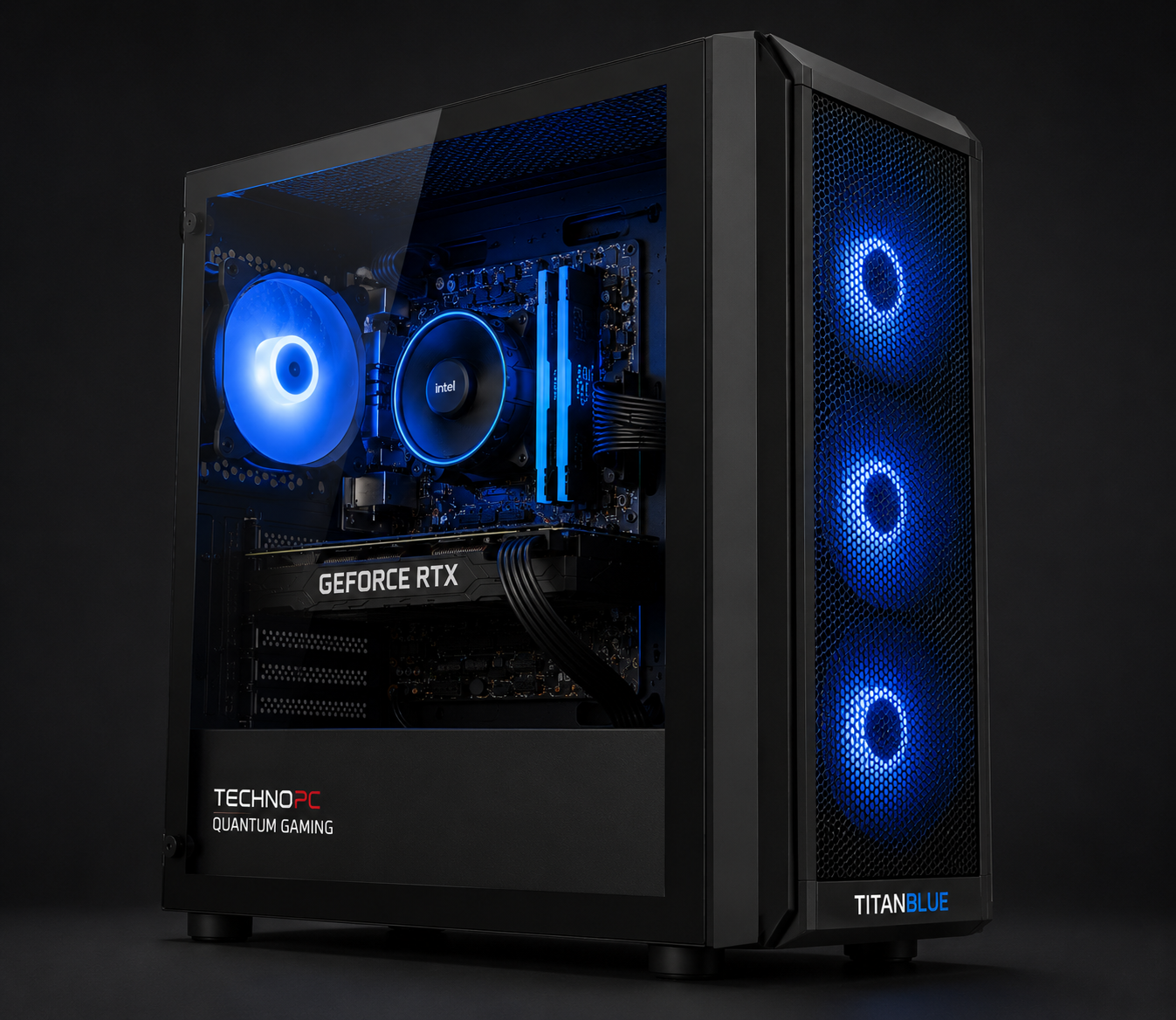 TitanBlue RGB kasa tasarımı
