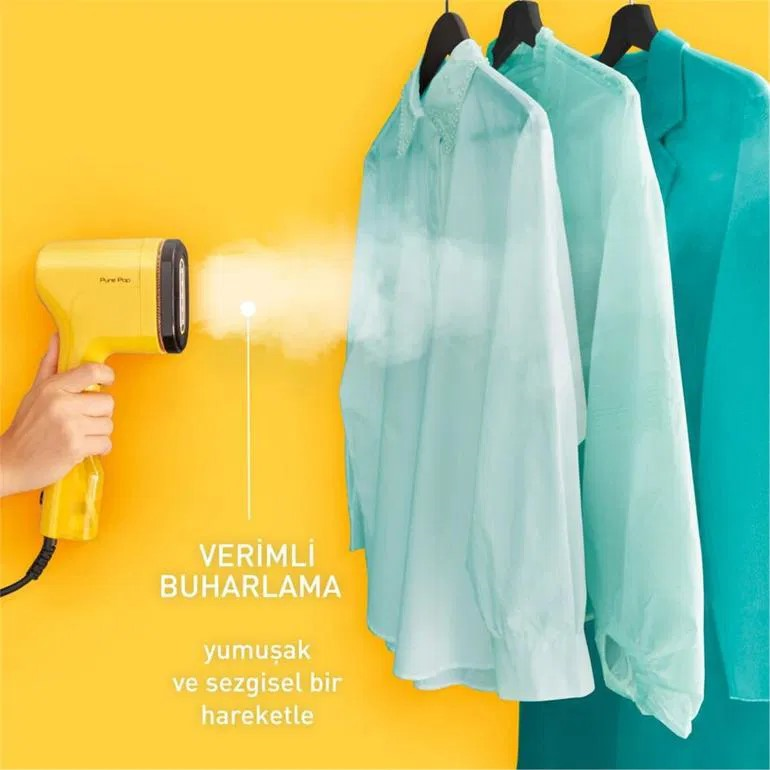 TEFAL DT2026 PURE POP YELLOW BUHARLI DUZLESTIRICI UTU 8852