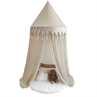 DUVAR TENTESİ - BAYRAKLI - NATURAL BEIGE