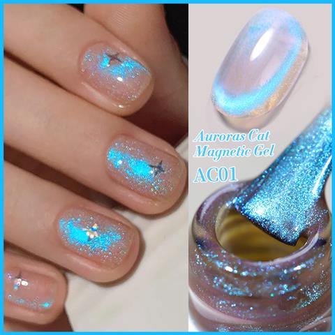 Born Pretty 10 ml Auroras Kedi gözü kalıcı oje AC01 (59222)