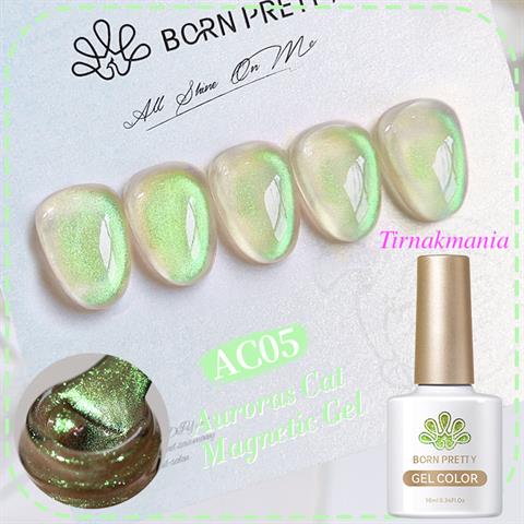 Born Pretty 10 ml Auroras Kedi gözü kalıcı oje AC05 (59222)