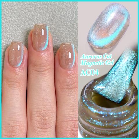 Born Pretty 10 ml Auroras Kedi gözü kalıcı oje AC04 (59222)