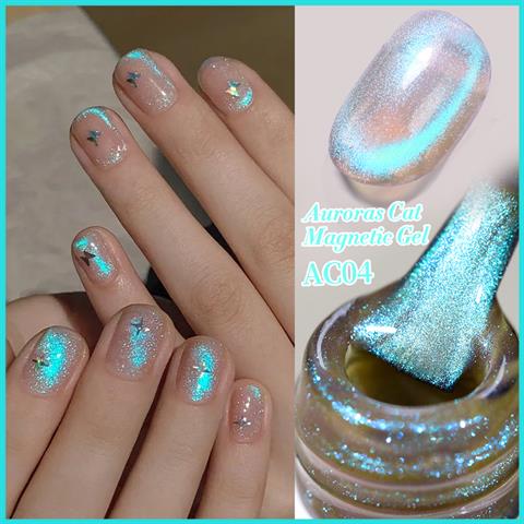 Born Pretty 10 ml Auroras Kedi gözü kalıcı oje AC04 (59222)