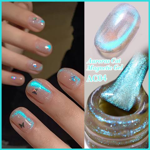 Born Pretty 10 ml Auroras Kedi gözü kalıcı oje AC04 (59222)