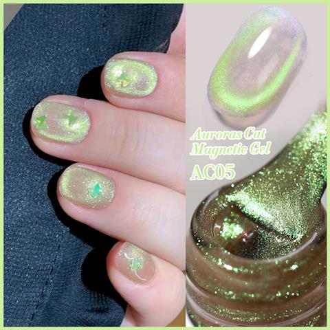 Born Pretty 10 ml Auroras Kedi gözü kalıcı oje AC05 (59222)