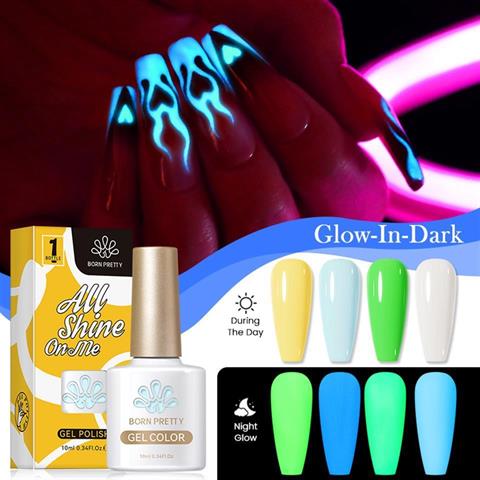 Born Pretty 10 ml Fosforlu (Luminous) Kalıcı oje NG004 (55949)