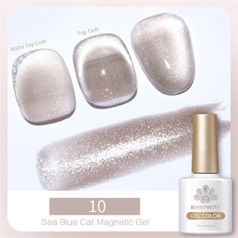 Born Pretty 10 ml Sea Blue Kedi gözü oje SB-10 (56466)