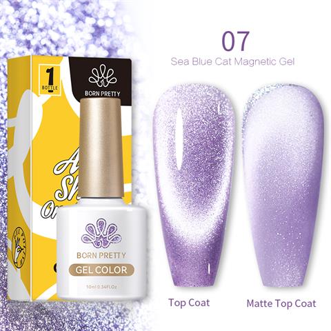 Born Pretty 10 ml Sea Blue Kedi gözü oje SB-07 (56466)